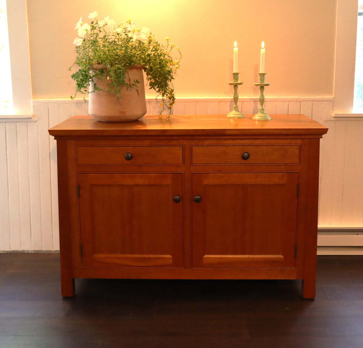 cherrysideboard_9907 Endeavour Line Walnut Folding Dining Table