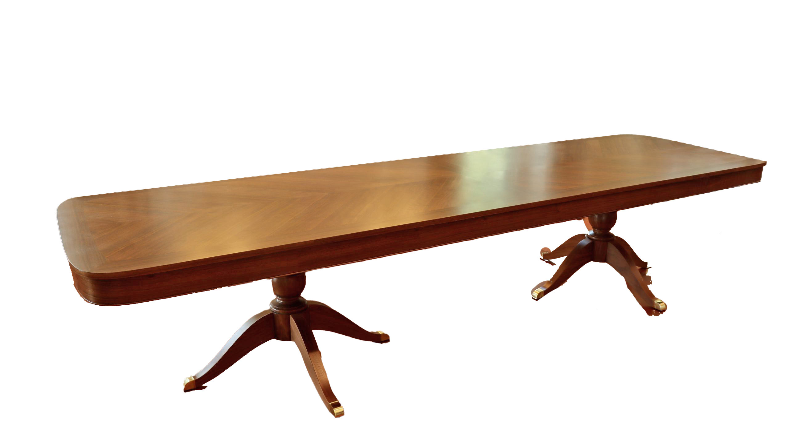 chevrontable.attempt1 Endeavour Line Walnut Folding Dining Table